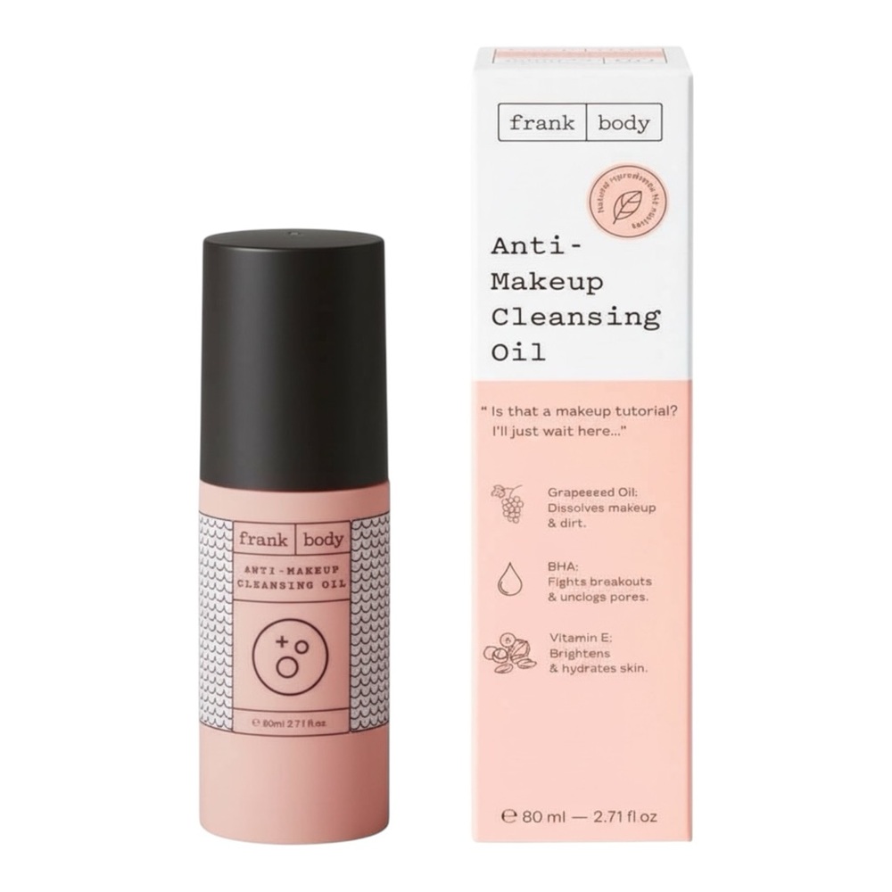 FRANK BODY ANTI-MAKEUP CLEANSING OIL 80ML - BNIB